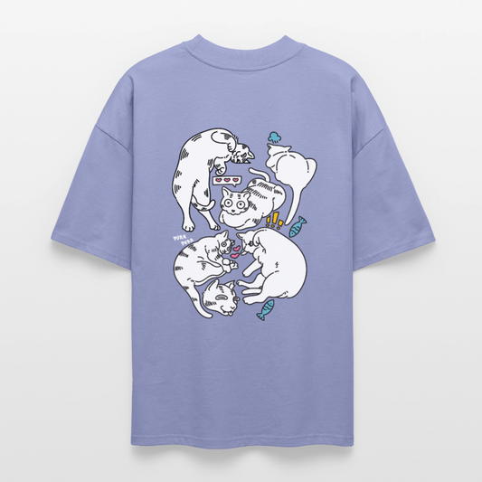 Malternativ - Mira & Mochi Backprint | Oversized - Violett